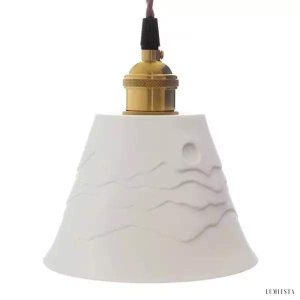 Lampa wisząca kinkiet górski cień ceramiczny japoński styl