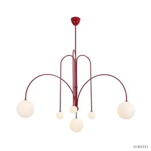 Lampa wisząca Gran Finale nowoczesna z okrągłymi kloszami