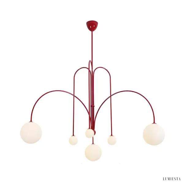 Lampa wisząca Gran Finale nowoczesna z okrągłymi kloszami