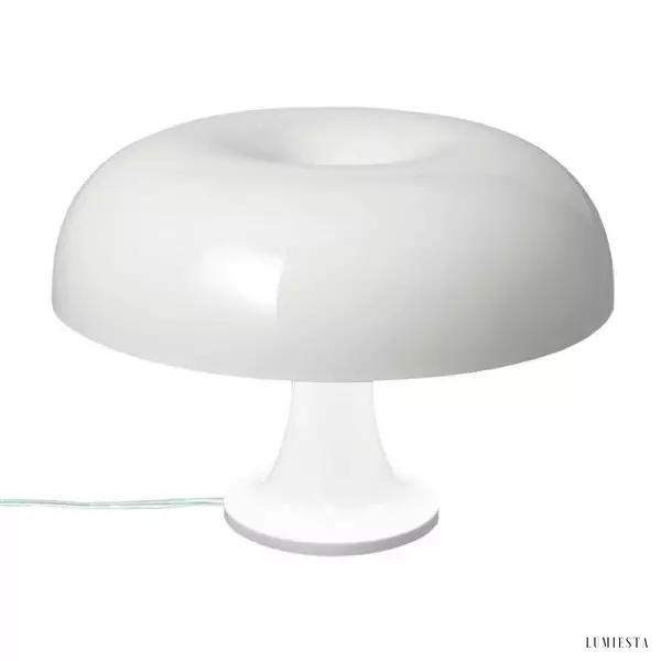 Lampa stołowa Nessino w kształcie grzyba modne oświetlenie
