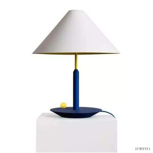 Lampka biurkowa Little Eliah okrągła elegancka design LED