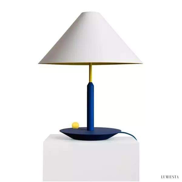 Lampka biurkowa Little Eliah okrągła elegancka design LED