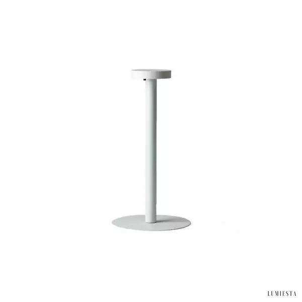 Lampka stołowa Tetatet dotykowa z aluminium stylowa i elegancka