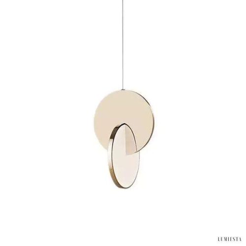 Lampa wisząca Eclipse stylowe oświetlenie w kształcie okręgów