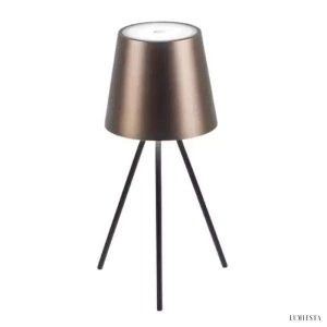 Lampka stołowa z nogami styl minimalistyczny z dimmerem dotykowym