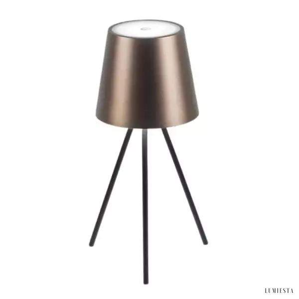 Lampka stołowa z nogami styl minimalistyczny z dimmerem dotykowym