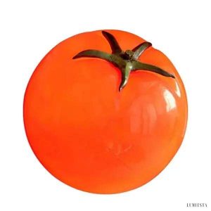 Nowoczesna lampa biurkowa w kształcie pomidora czerwonego