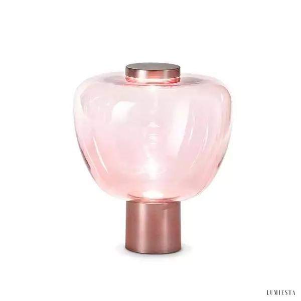 Lampka stołowa RIFLESSO szklana w kształcie bąbelka