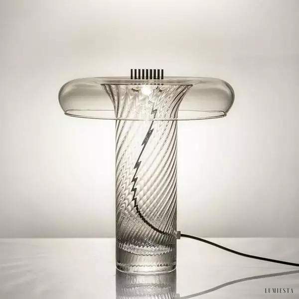 Lampa stołowa Stellar szklana z nowoczesną technologią LED