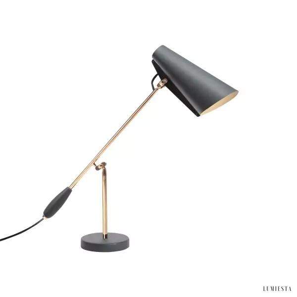Lampa stołowa Birdy nowoczesny design z metalowym wykończeniem