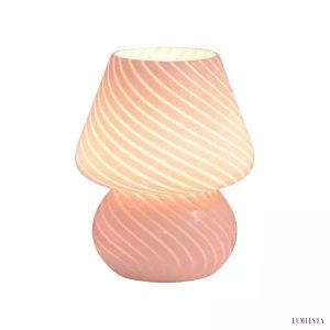 Lampa stołowa w kształcie grzyba w stylu nordyckim