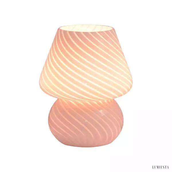 Lampa stołowa w kształcie grzyba w stylu nordyckim