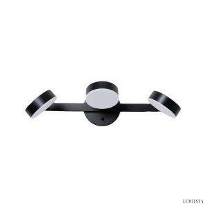 Nowoczesna lampa ścienna z regulowanymi okrągłymi kloszami