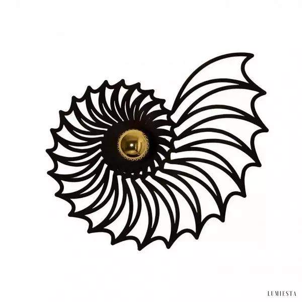 Lampka ścienna LED Nautilus w stylu nowoczesnym 50 cm