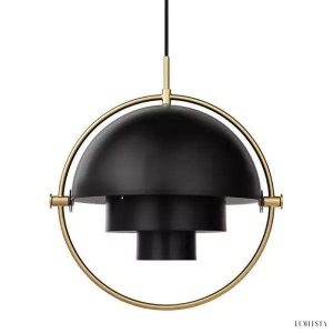 Lampa wisząca Mula z ruchomym kloszem półkulistym