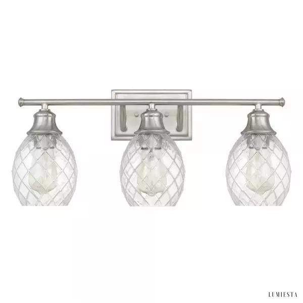 image_1-615.jpg Nowoczesna lampa ścienna metalowa z trzema szklanymi kloszami