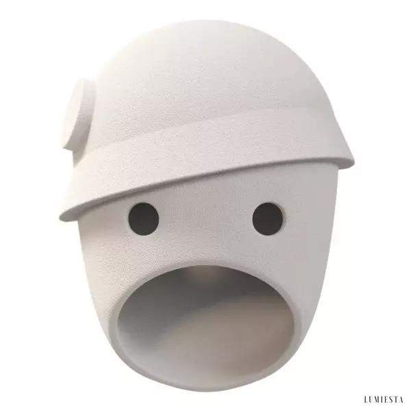 Lampka ścienna Party ceramiczna w kształcie twarzy