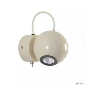 Lampa ścienna Magnetic Attractor Ball nowoczesna kremowa