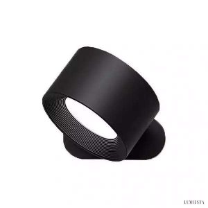 Nowoczesna rotacyjna lampa ścienna LED bezprzewodowa