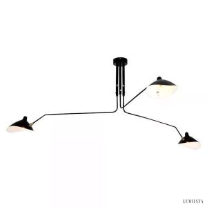 Obeji - Lampa sufitowa stylowa z regulowanym kloszem