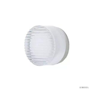 Nowoczesna lampa ścienna sufitowa Crisp z falistym wzorem