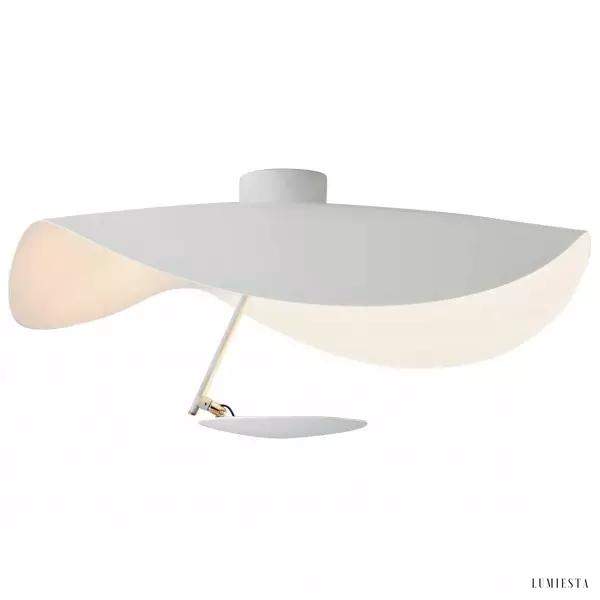 Lampa wisząca Lederam Manta z eleganckim kloszem