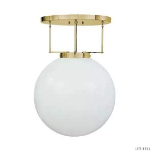 Lampa sufitowa Bauhaus DMB 26 z okrągłym kloszem szklanym
