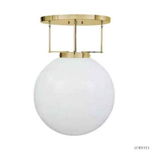 Lampa sufitowa Bauhaus DMB 26 z okrągłym kloszem szklanym