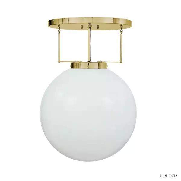 Lampa sufitowa Bauhaus DMB 26 z okrągłym kloszem szklanym