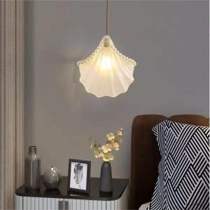 Nowoczesna lampa wisząca muszla Seashell Pearl do salonu