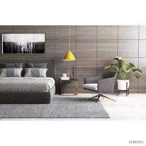 Stożkowa lampa wisząca z serii Macaron w kolorze żółtym