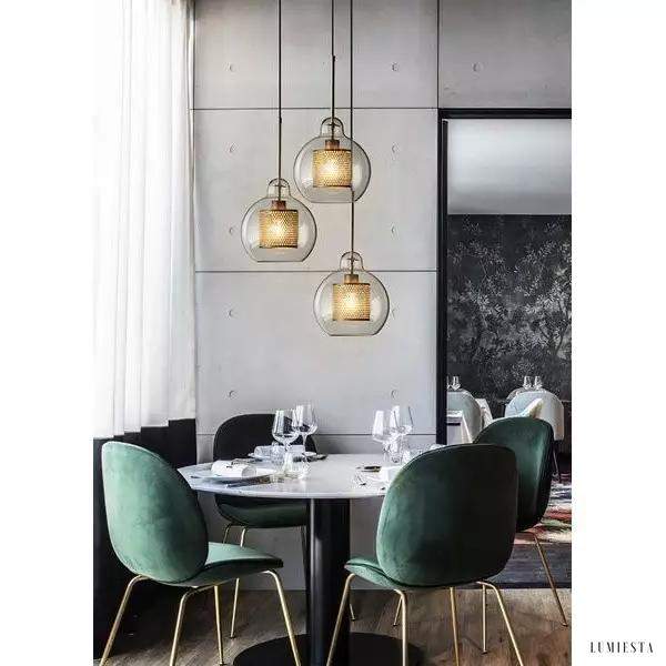 Lampa wisząca ze szkła Wind w stylu nowoczesnym