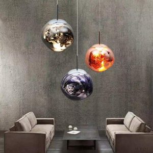 Lampa Wisząca Eloru w Stylu Nowoczesnym Efekt Lawy