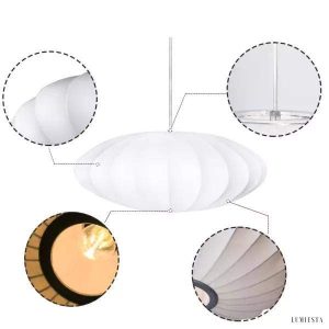 Lampa Wisząca Bib z geometrycznym wzorem krzyżowym