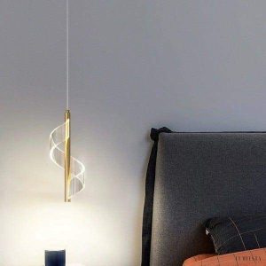 Rilia - Nowoczesna Spiralna Lampa Wisząca