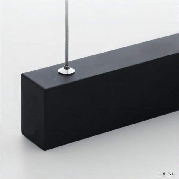 Lampa wisząca LED metalowa pozioma industrialna 60 80 100 120 cm