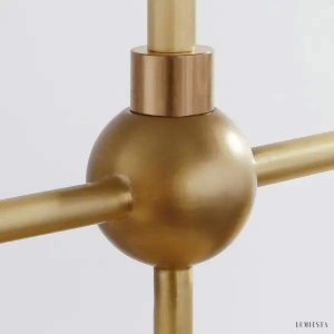 Lampa sufitowa Karia żyrandol z opalowymi kulami