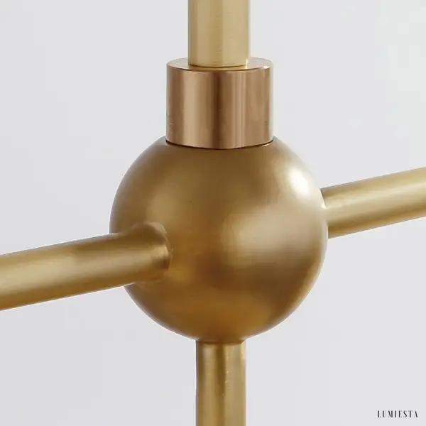 Lampa sufitowa Karia żyrandol z opalowymi kulami