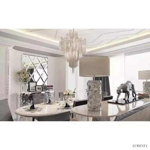 image_10-215.jpg Lampa wisząca Stream z metalowych łańcuchów niklowana 60cm