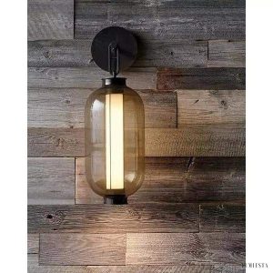 Nowoczesna lampa wisząca BAI w stylu chińskim z szkła