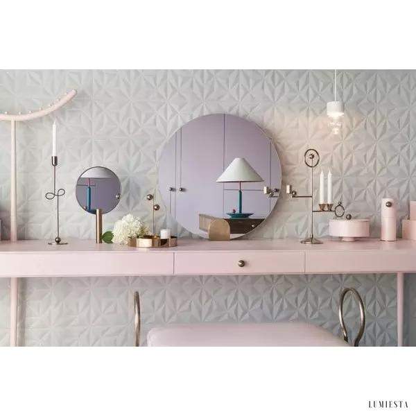 Lampka biurkowa Little Eliah okrągła elegancka design LED