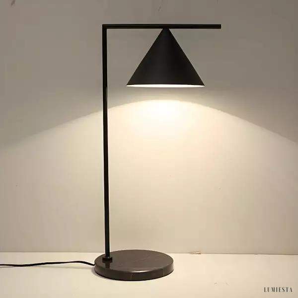 Stylowa lampa podłogowa/stołowa Captain Flint z metalowym kloszem