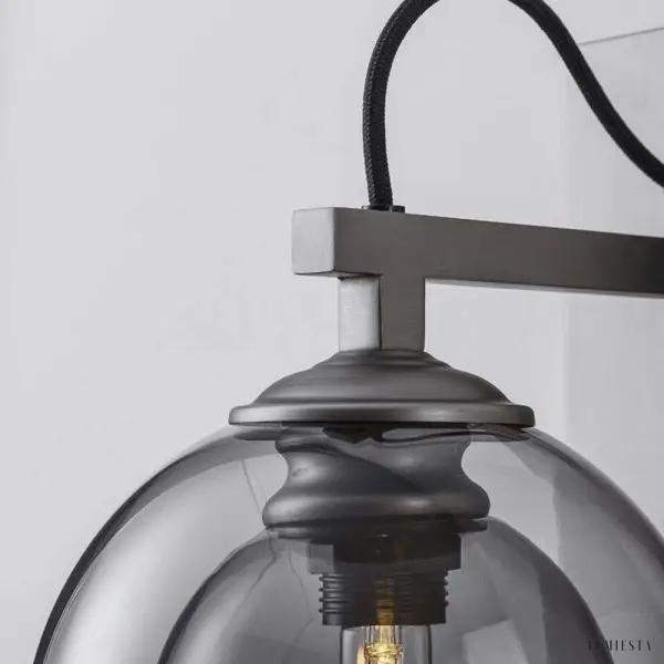 Lampa ścienna szklana Lumi elegancka minimalistyczna 35 cm