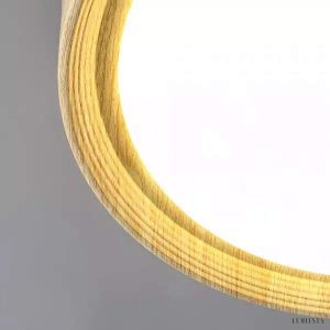 Vintage Okrągła Lampa LED sufitowa w stylu skandynawskim