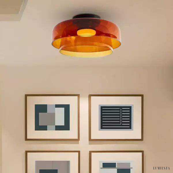 Lampa sufitowa Morandi Glass z warstwowym designem