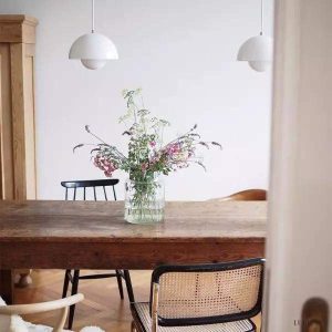 Lampa wisząca Kwiatowa w kształcie półkuli w różnych kolorach