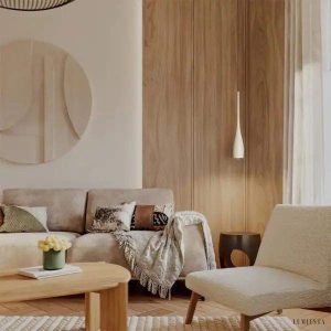 Lampa wisząca Whelan w kształcie kropli nowoczesny styl