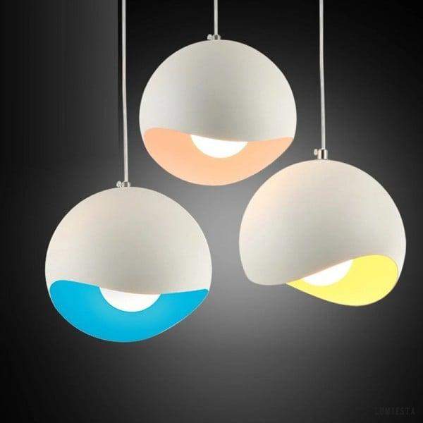 Nowoczesna lampa wisząca kuli eggshell w stylu minimalistycznym