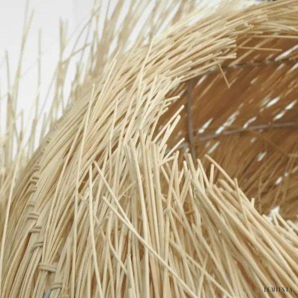 Rattanowa lampa wisząca Nesta w stylu Boho