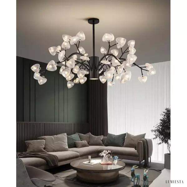 Lampa wisząca HEART w kształcie serca z metalowymi ramionami